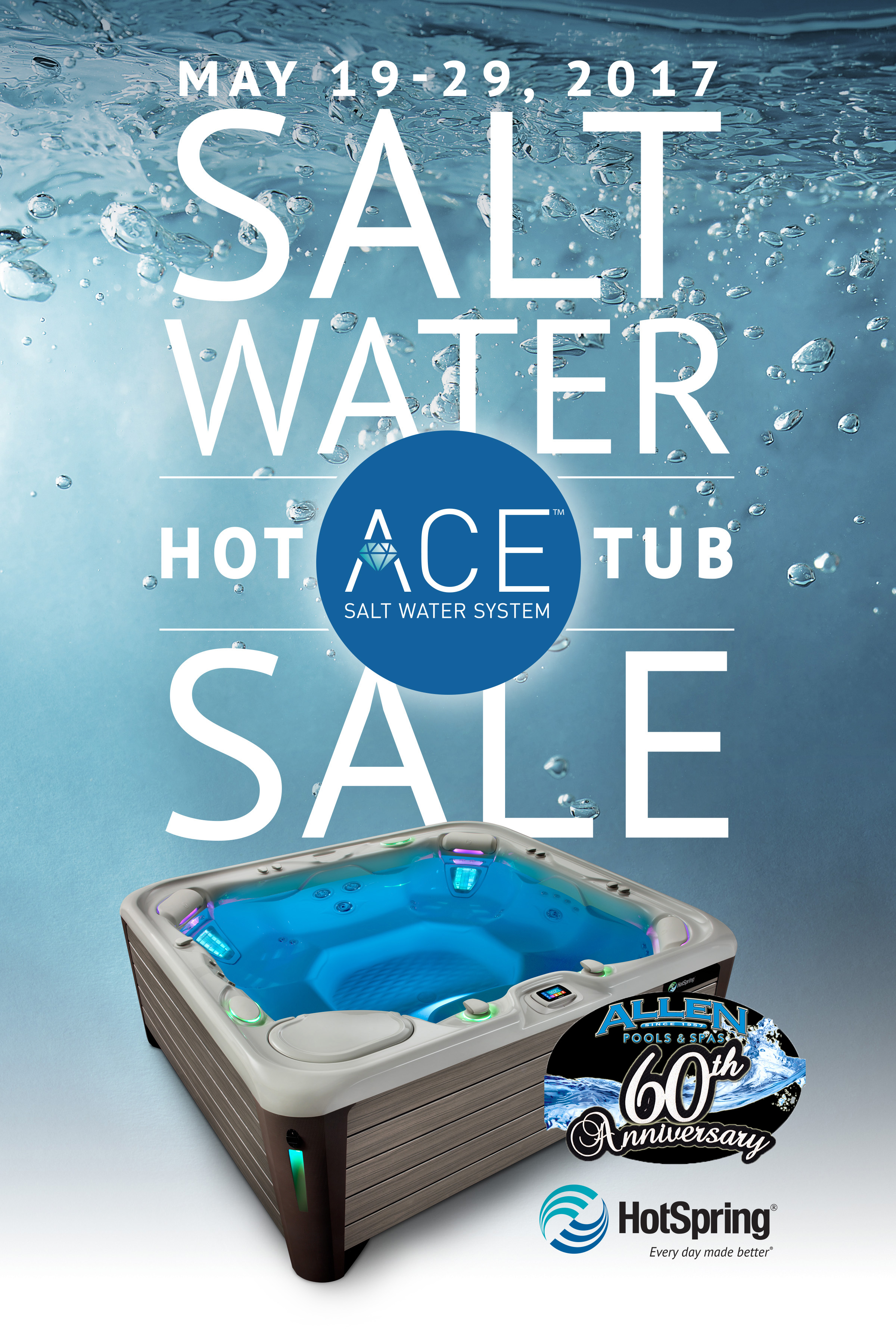 Salt Water Hot Tub Sale - Allen Pools Salt Water Hot Tub Sale - Allen Pools