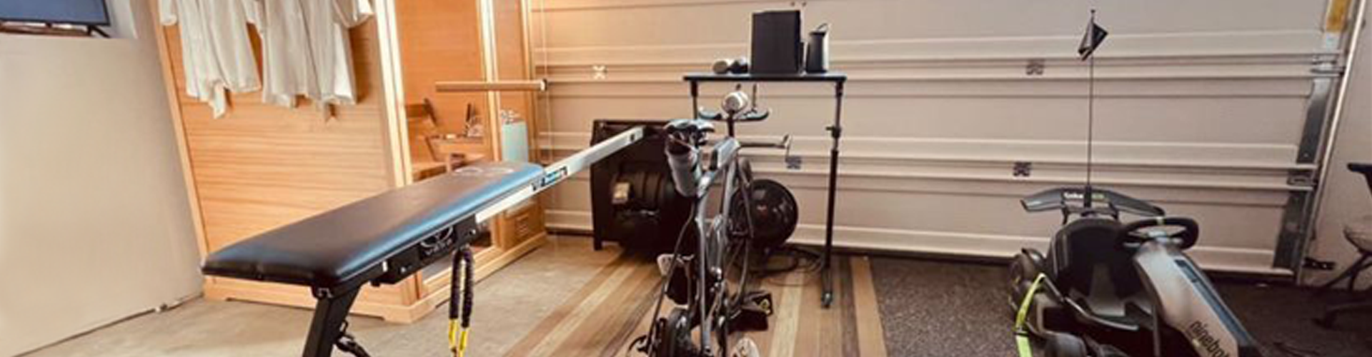 Sauna in Garage Gym is a Key Resource for Triathlete’s Training & Lifestyle