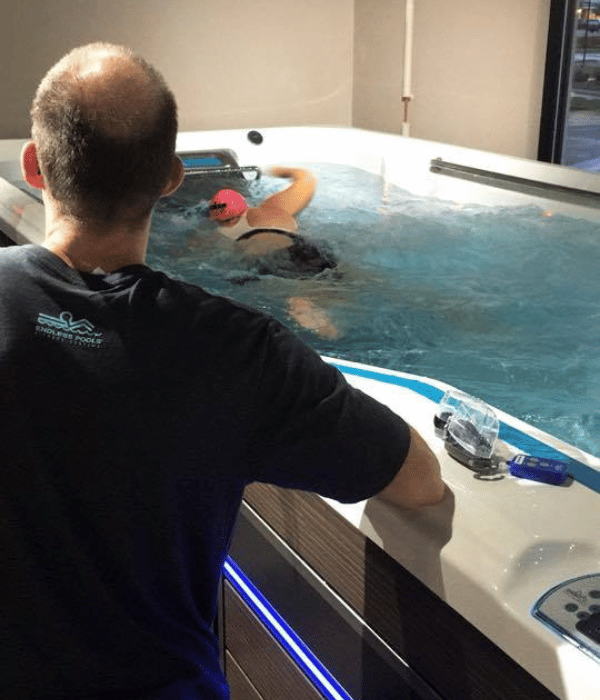 endless pool trial in store 600x700
